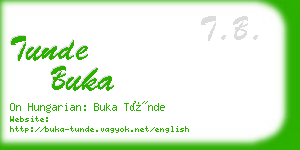 tunde buka business card